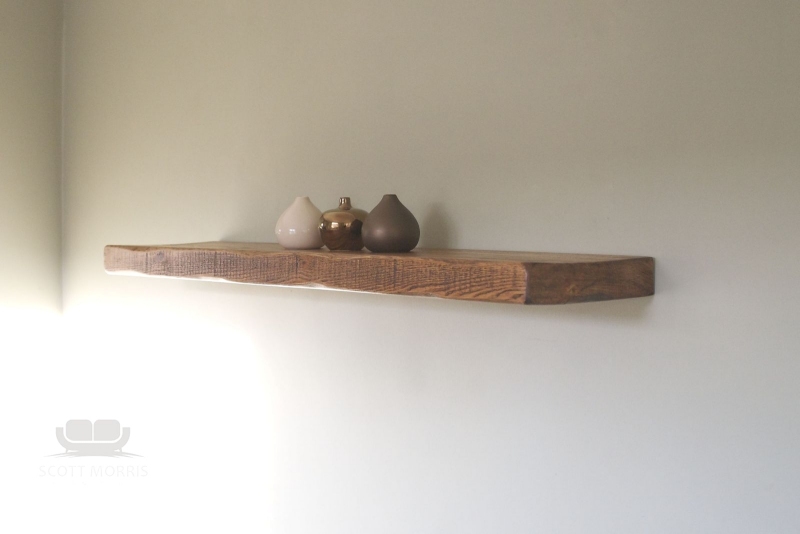 Scott Morris Furniture 22cm deep Solid Wood Floating Shelves