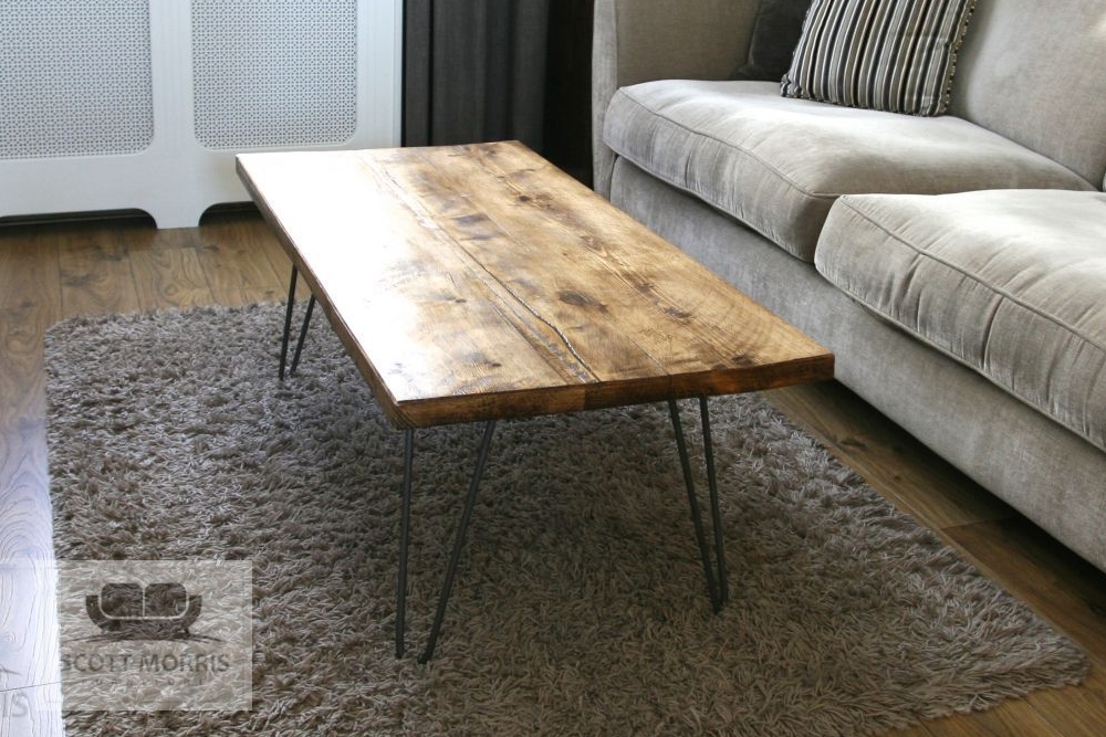 Scott Morris Furniture Repurposed scaffold board coffee tables