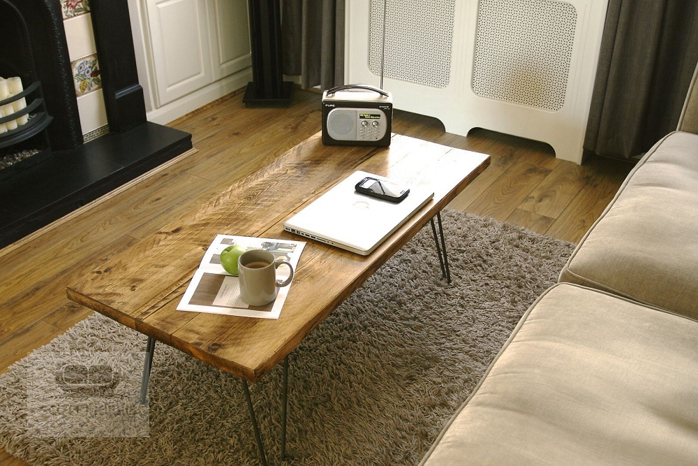 Scott Morris Furniture Repurposed scaffold board coffee tables